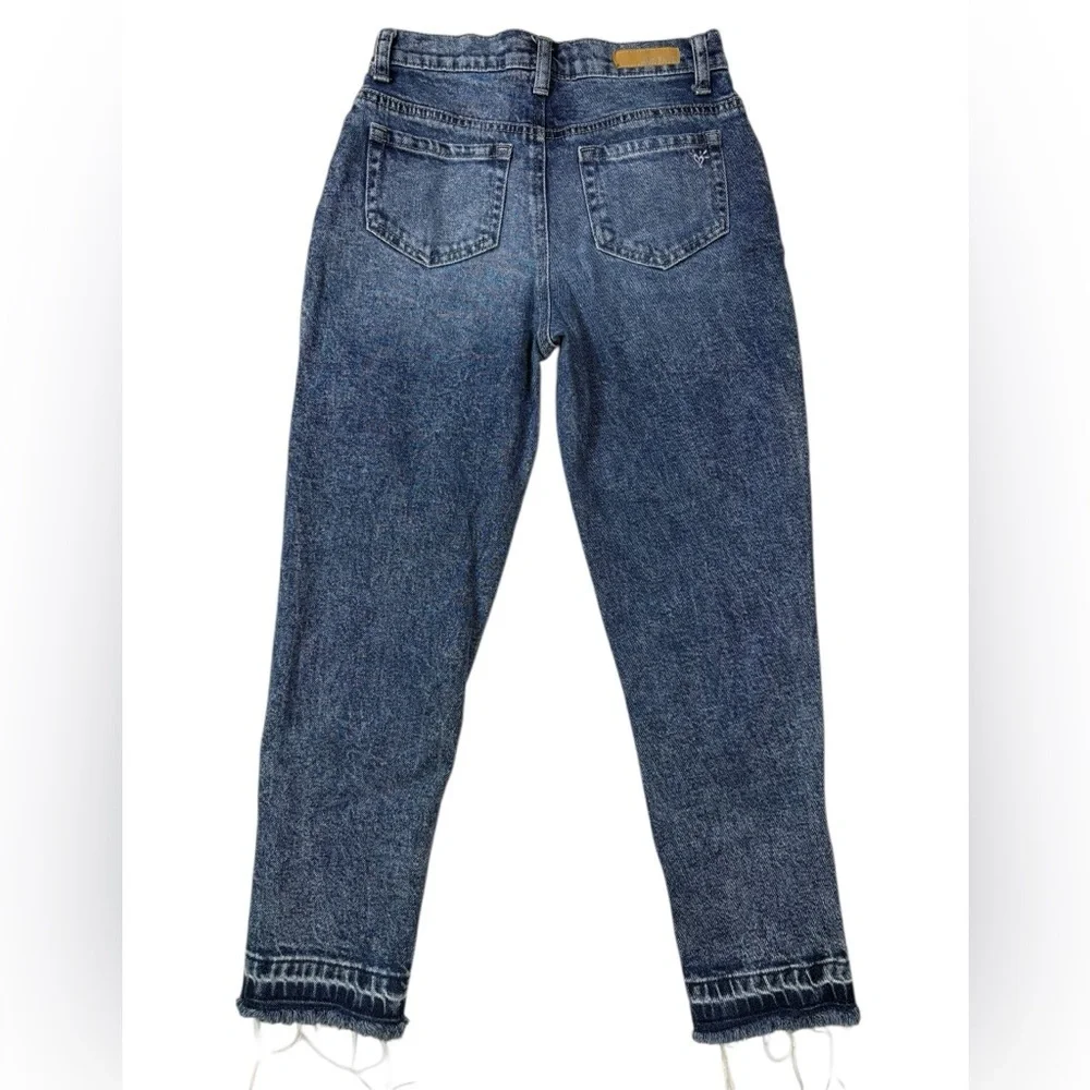 Justice Girls Patched Mini Mom Jeans | Size 12
